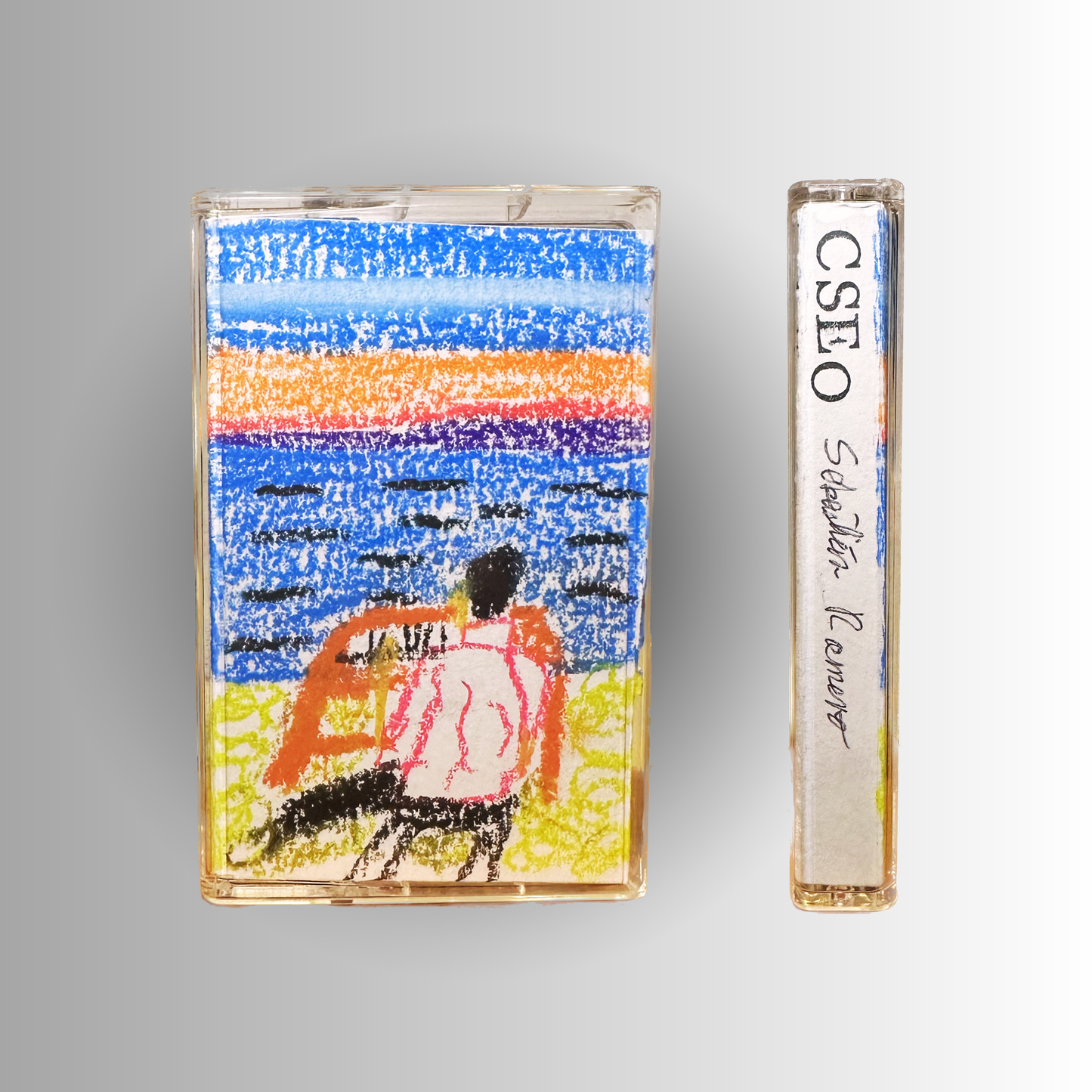 Cassette Personalizado A Mano, "Canciones Sobre El Océano"